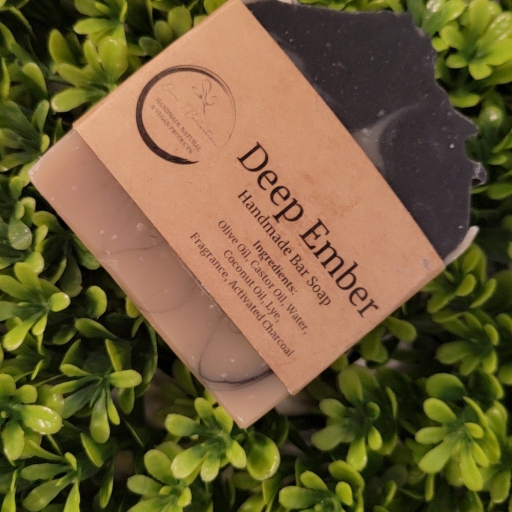 Handmade Bar Soap - Black and Tan
